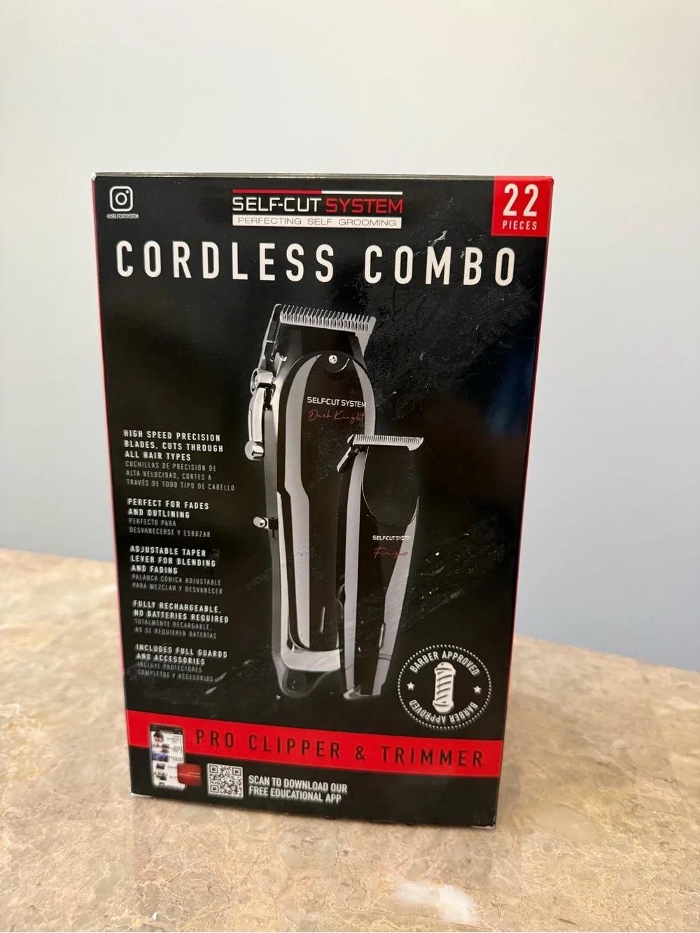 Self-Cut System Cordless clipper and trimmer combo set-22 pieces
